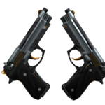StatTrak™ Dual Berettas | Ventilators (Field-Tested)