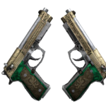 Dual Berettas | Royal Consorts (Battle-Scarred)