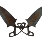 ★ Shadow Daggers | Rust Coat (Battle-Scarred)