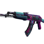 StatTrak™ AK-47 | Neon Rider (Battle-Scarred)