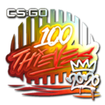 Sticker | 100 Thieves (Foil) | 2020 RMR