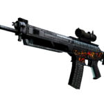 SG 553 | Heavy Metal (Well-Worn)