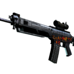 StatTrak™ SG 553 | Heavy Metal (Minimal Wear)