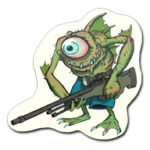 Sticker | Green Cyclawps