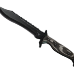 ★ Bowie Knife | Black Laminate (Minimal Wear)