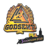 Sticker | GODSENT (Holo) | Stockholm 2021