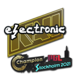 Sticker | electroNic | Stockholm 2021