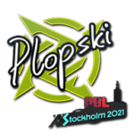 Sticker | Plopski | Stockholm 2021