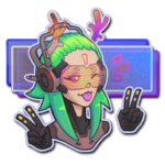 Sticker | V For Victory (Holo)