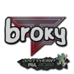 Sticker | broky | Antwerp 2022