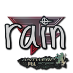 Sticker | rain | Antwerp 2022
