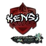 Sticker | KENSi (Glitter) | Antwerp 2022