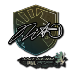 Sticker | nitr0 (Glitter) | Antwerp 2022