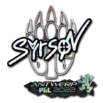 Sticker | syrsoN (Glitter) | Antwerp 2022
