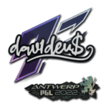 Sticker | dav1d | Antwerp 2022