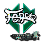 Sticker | fer (Glitter) | Antwerp 2022