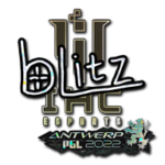 Sticker | bLitz (Glitter) | Antwerp 2022
