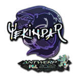 Sticker | YEKINDAR (Glitter) | Antwerp 2022