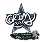 Sticker | Grim (Glitter) | Antwerp 2022