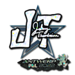 Sticker | JT (Glitter) | Antwerp 2022