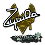 Sticker | ZywOo (Glitter) | Antwerp 2022