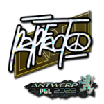 Sticker | Perfecto (Glitter) | Antwerp 2022