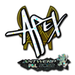 Sticker | apEX (Glitter) | Antwerp 2022