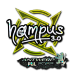 Sticker | hampus (Glitter) | Antwerp 2022