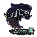 Sticker | saffee (Glitter) | Antwerp 2022