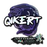 Sticker | qikert (Glitter) | Antwerp 2022