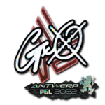 Sticker | gxx- (Glitter) | Antwerp 2022