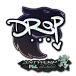 Sticker | drop (Glitter) | Antwerp 2022