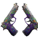 Dual Berettas | Flora Carnivora (Battle-Scarred)