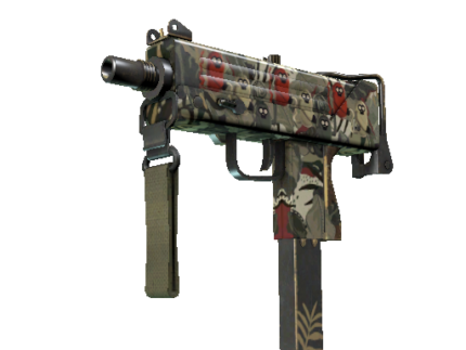 StatTrak™ MAC-10 | Monkeyflage (Field-Tested)