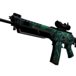 SG 553 | Dragon Tech (Battle-Scarred)