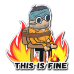 Sticker | This Is Fine (H)
