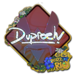 Sticker | dupreeh (Glitter) | Rio 2022