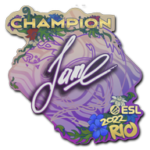 Sticker | Jame (Champion) | Rio 2022