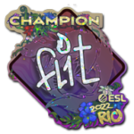 Sticker | FL1T (Glitter, Champion) | Rio 2022