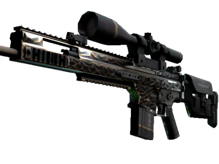 StatTrak™ SCAR-20 | Fragments (Battle-Scarred)