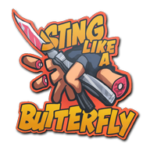 Sticker | Sting Like A Butterfly
