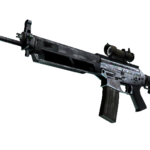 SG 553 | Damascus Steel (Well-Worn)