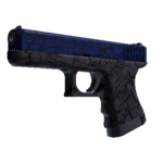 Glock-18 | Blue Fissure (Minimal Wear)