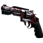 StatTrak™ R8 Revolver | Crimson Web (Battle-Scarred)