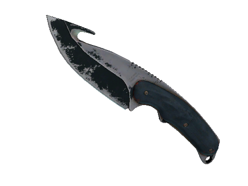 1322316 ★ Gut Knife | Night (Battle-Scarred) - Image 1