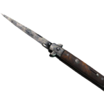 ★ Stiletto Knife | Stained (Battle-Scarred)