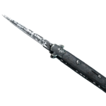 ★ Stiletto Knife | Night Stripe (Battle-Scarred)