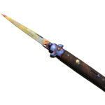 ★ Stiletto Knife | Case Hardened (Minimal Wear)