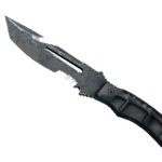 ★ Survival Knife | Night Stripe (Battle-Scarred)