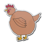Sticker | Poorly Drawn Chicken
